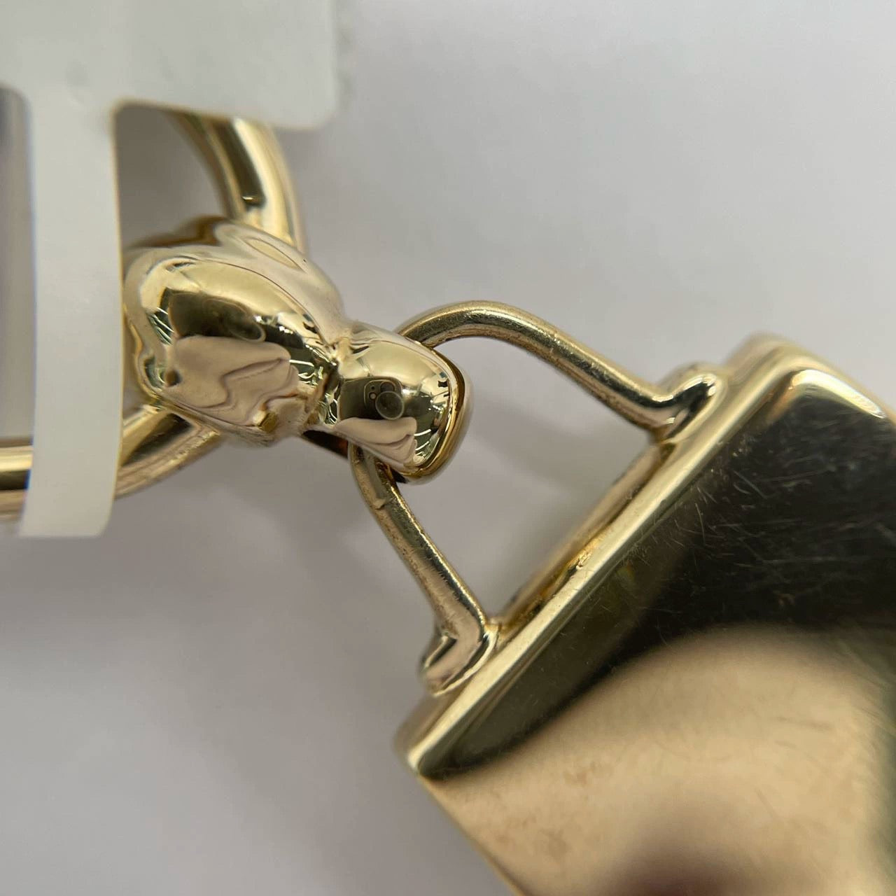 Hermès Top Kelly Pendant Light Rose Gold Necklace Charm Scarf Ring
