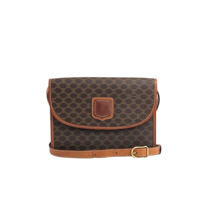 CELINE  Shoulder bag Brown Vintage ix2eki