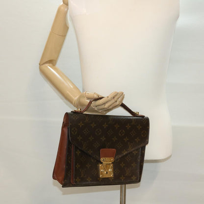 LOUIS VUITTON Monogram Monceau Hand Bag 2way M51185 LV 39810