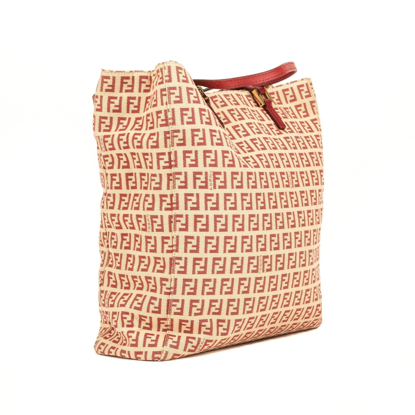 Fendi Red/Beige Zucca Tote (3982003)