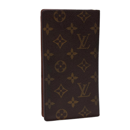 LOUIS VUITTON Monogram Porte Valeurs Cartes Credit Wallet M61823 LV 39871
