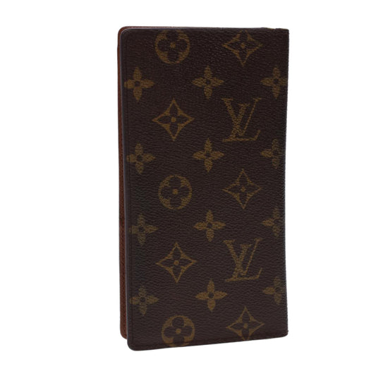 LOUIS VUITTON Monogram Porte Valeurs Cartes Credit Wallet M61823 LV 39871