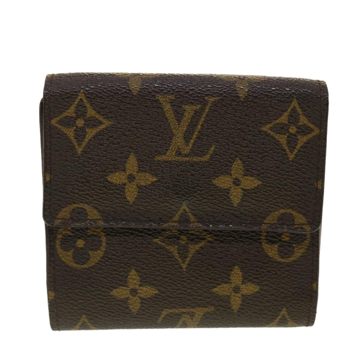 LOUIS VUITTON Monogram Portefeuille Elise Wallet M61654 LV 39872