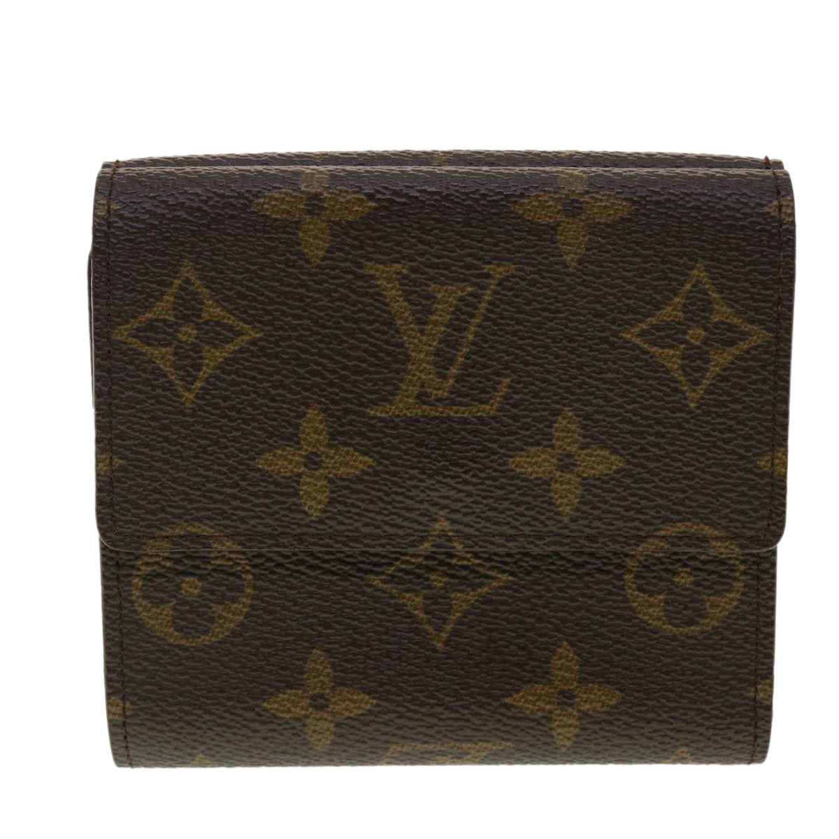 LOUIS VUITTON Monogram Portefeuille Elise Wallet M61654 LV 39877