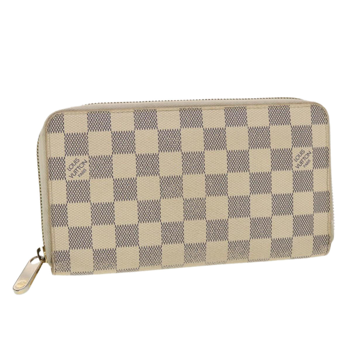LOUIS VUITTON Damier Azur Zippy Organizer Long Wallet N60012 LV 39889