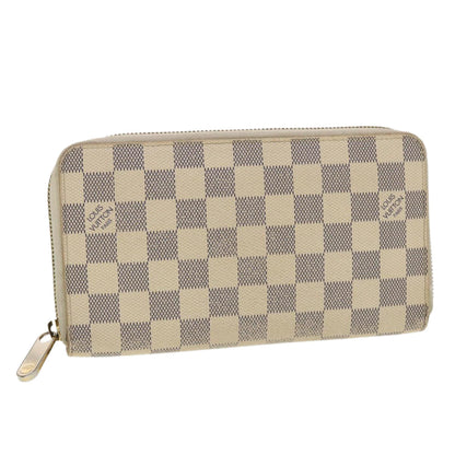 LOUIS VUITTON Damier Azur Zippy Organizer Long Wallet N60012 LV 39889