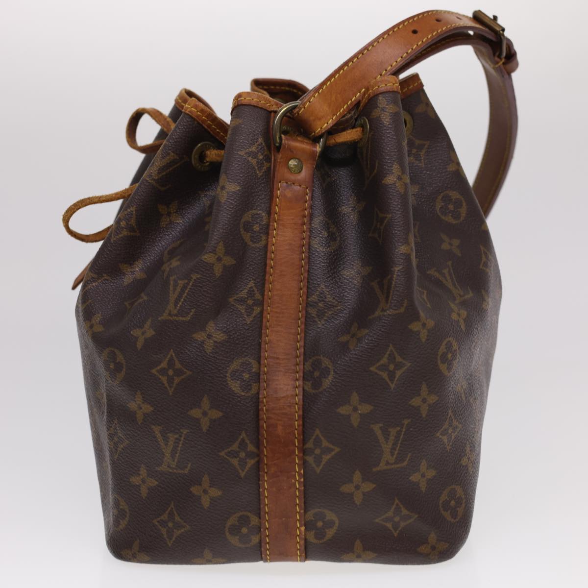 LOUIS VUITTON Monogram Petit Noe Shoulder Bag M42226 LV 39980