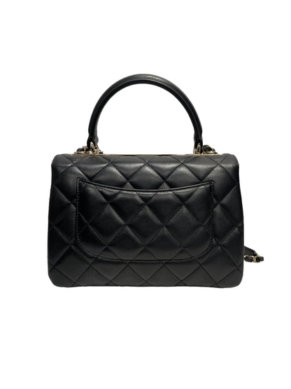 Chanel Hand Bag OS Lambskin BLK FLAP Bag CC