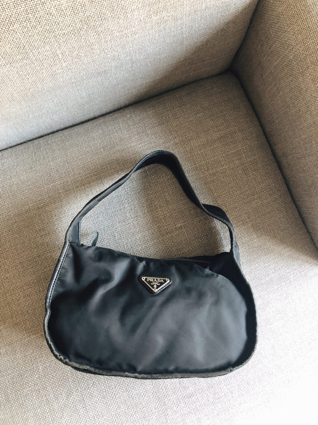 Prada Nylon Black Shoulder Bag