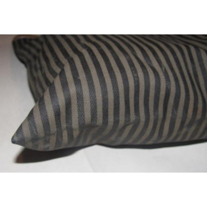 Fendi Vintage Porthole Totepursesdesigner Purses Brown And Black Thin Striped Coated Canvas And Came