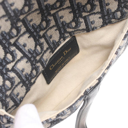 Oblique Canvas Saddle Belt Bag