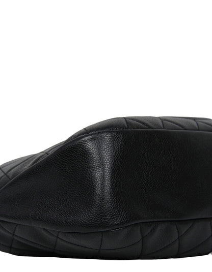 Chanel Black Caviar Timeless Soft Shopper Tote Bag