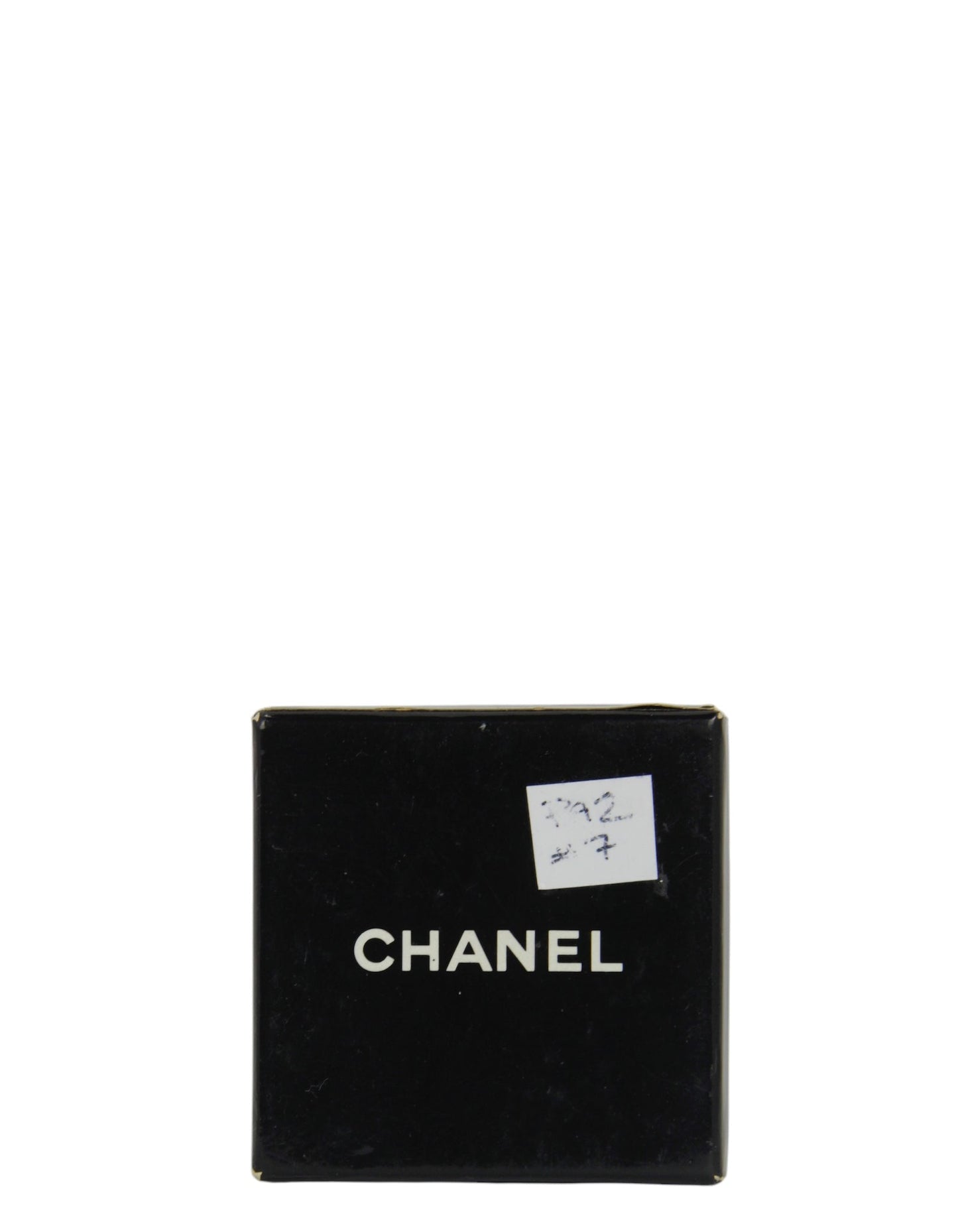 Chanel Vintage Crystal CC & Pearl Hanging Clip Earrings