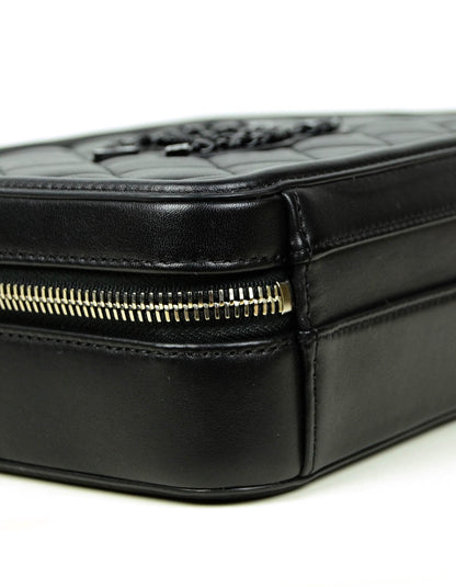 Chanel Incognito SO BLACK Small CC Filigree Vanity Case Crossbody Bag