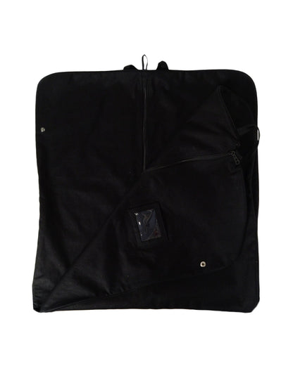 Chanel Black 64" Canvas Garment Bag w/ CC Hanger