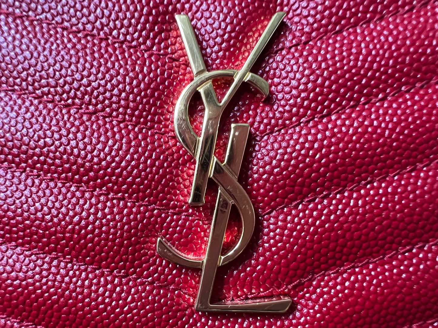 Yves Saint Laurent (YSL) Red Mini Lou Camera Bag