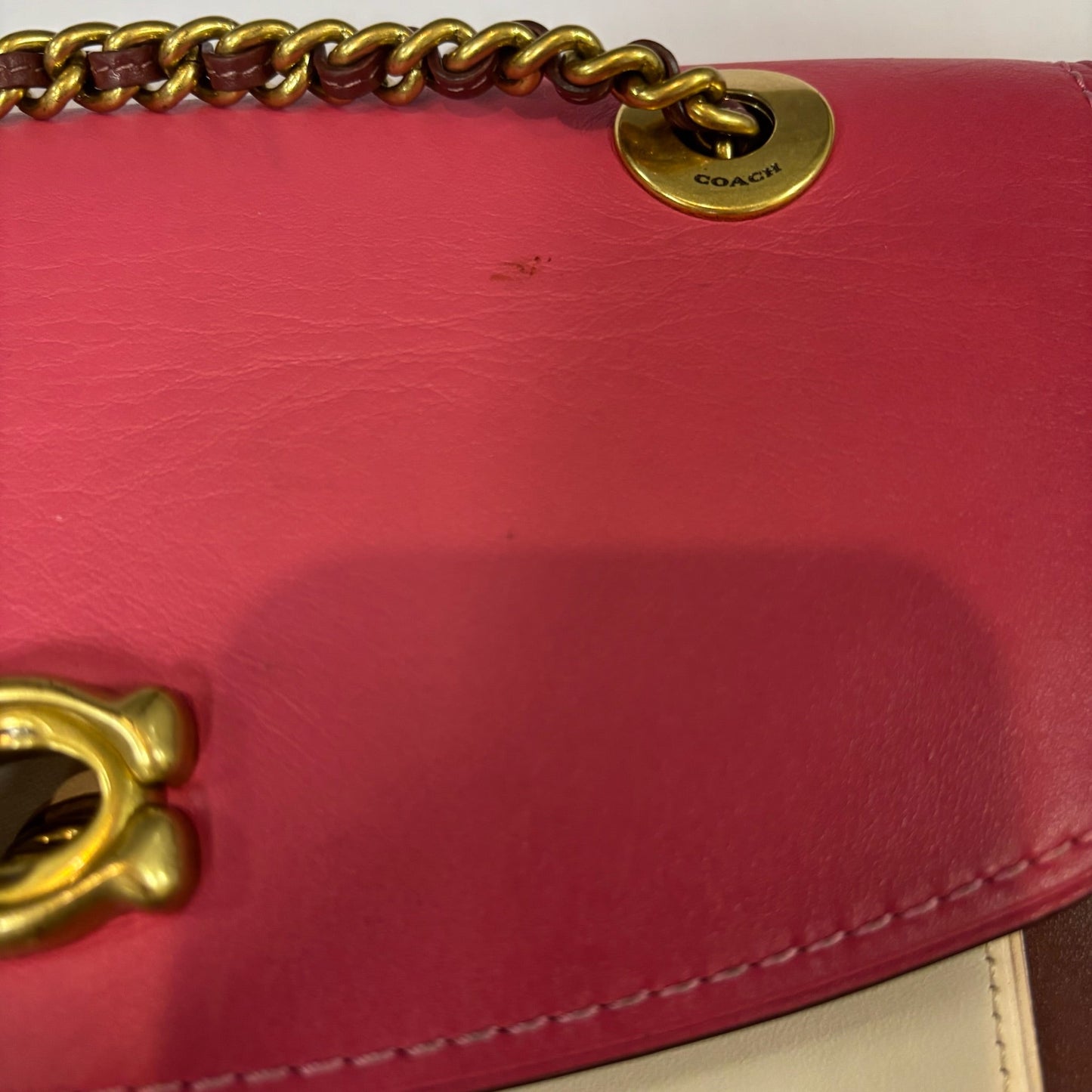 Crossbody Designer By Coach, Size: Medium