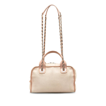 CHANEL Small Deauville Bowling Satchel
