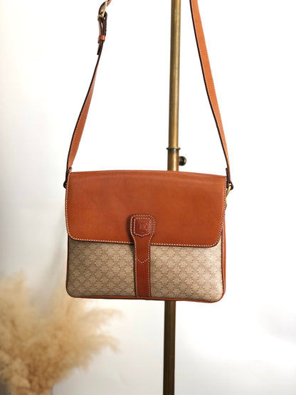 CELINE  Shoulder bag Beige Vintage hwdc65