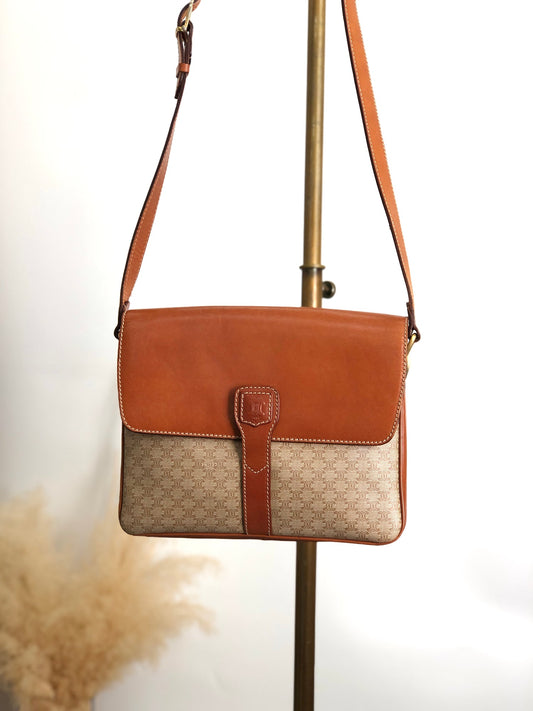 CELINE  Shoulder bag Beige Vintage hwdc65