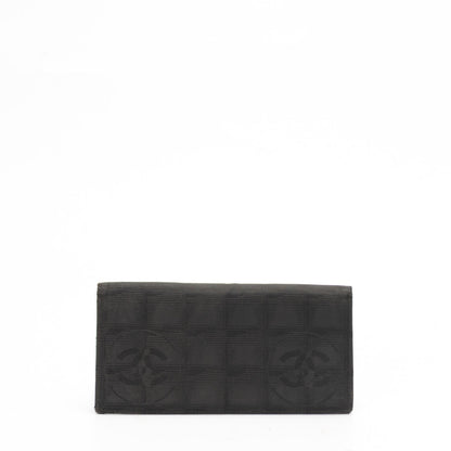 Chanel Nylon Black Travel Clutch