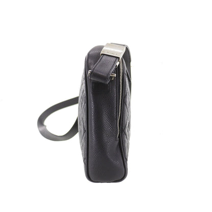 CHANEL CC  Shoulder Bag Black Caviar Skin Leather Vintage #CR806