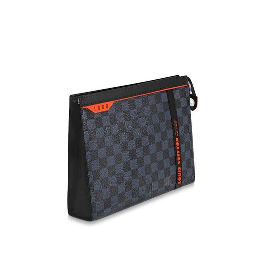 Louis Vuitton Pochette Voyage MM Damier Cobalt Canvas Race