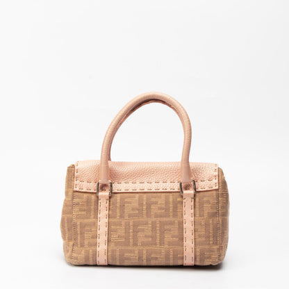 Fendi Linda Zucca Jacquard Handbag