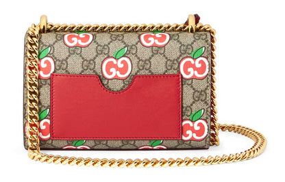(WMNS) GUCCI Padlock Logo Single-Shoulder Bag Small Brown/Red 409487-2EVEG-8646