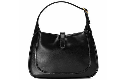 (WMNS) GUCCI Jackie 1961 Series Bag Single-Shoulder Bag MIni-Size Black 637091-10O0G-1000