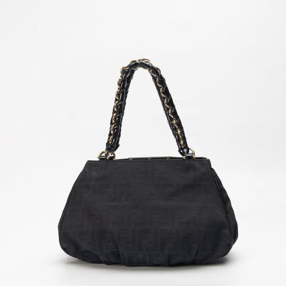 Fendi Zucca Mia Chain Shoulder Bag