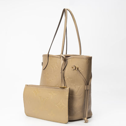 Louis Vuitton Monogram Empriente Leather Neverfull MM Tote