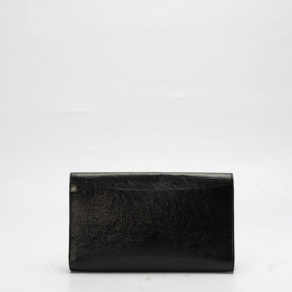 Yves Saint Laurent Black Belle De Jour Flap Clutch
