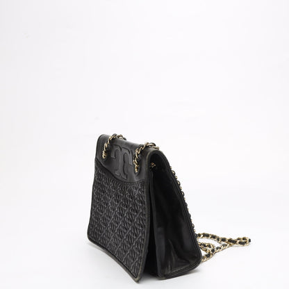 Tory Burch Fleming Black Crossbody Bag