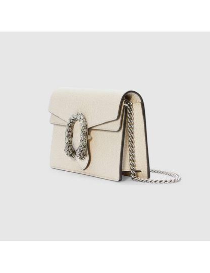 Gucci Dionysus Collection Leather Super Mini Handbag
