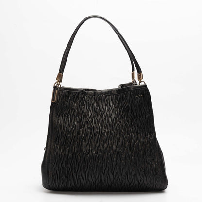 Coach Black Madison Phoebe Shoulder Bag
