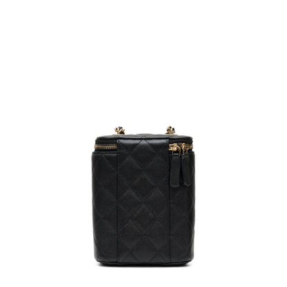 Mini Vertical Vanity Case Black
