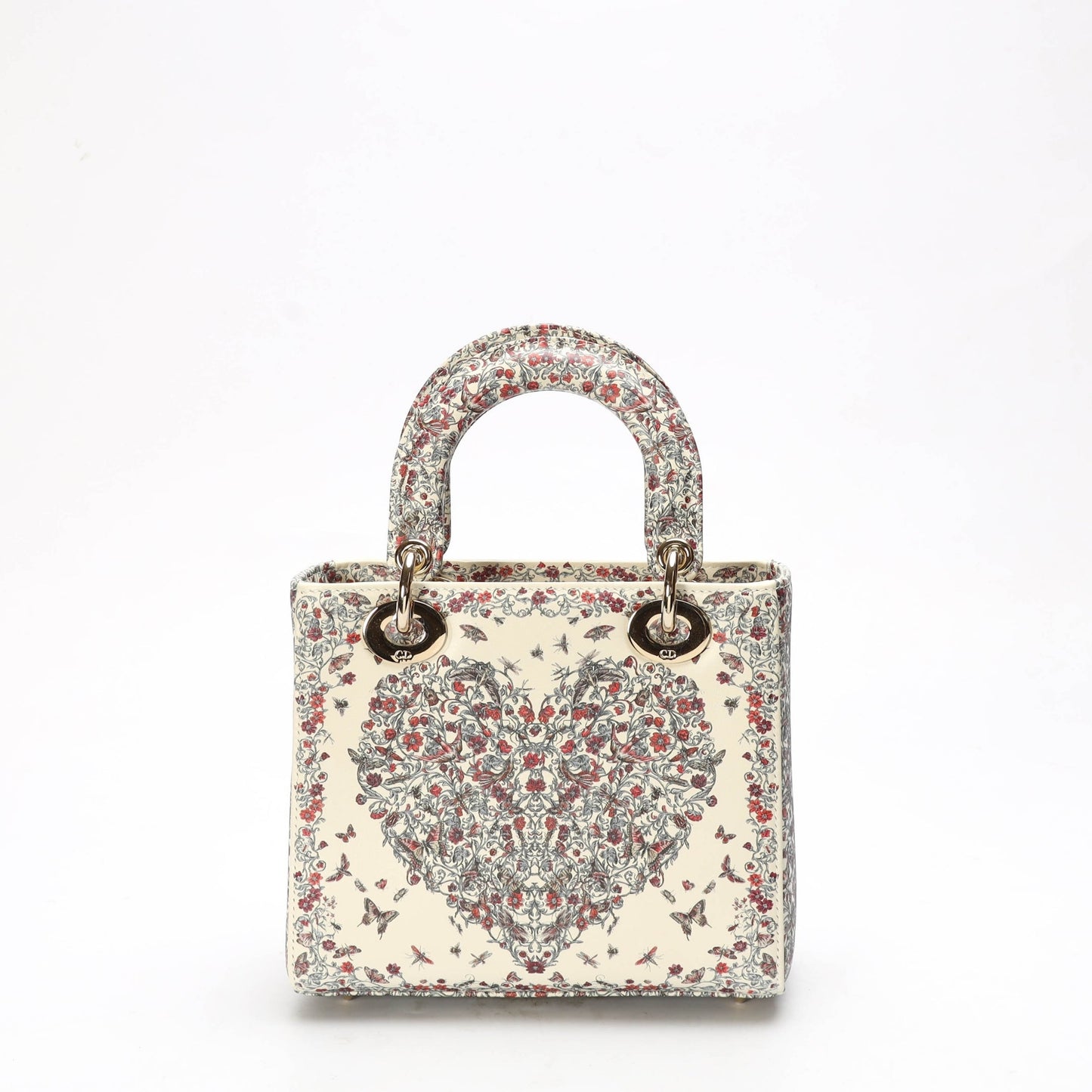 Dior Multicolor Amour de Roses Print Small Lady Dior Bag
