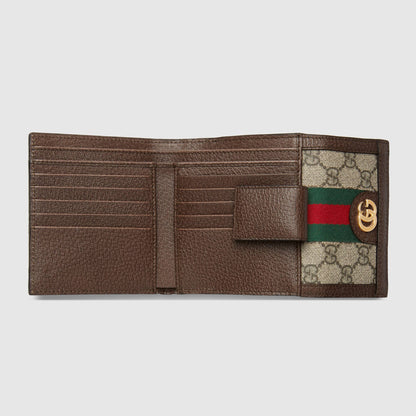 Gucci Ophidia GG French Flap Wallet