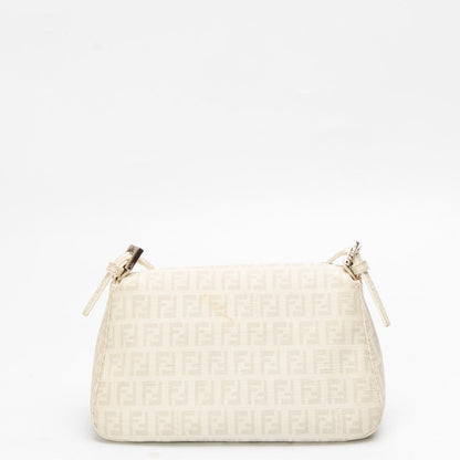 Fendi Off White Zucchino Mama Forever Shoulder Bag