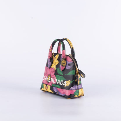 Balenciaga Floral Ville Top Crossbody Bag