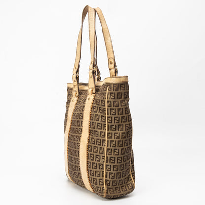 Fendi Zucchino Vitello Shopping Tote