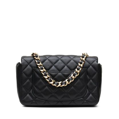 Mini Coco Charms Flap Bag Black
