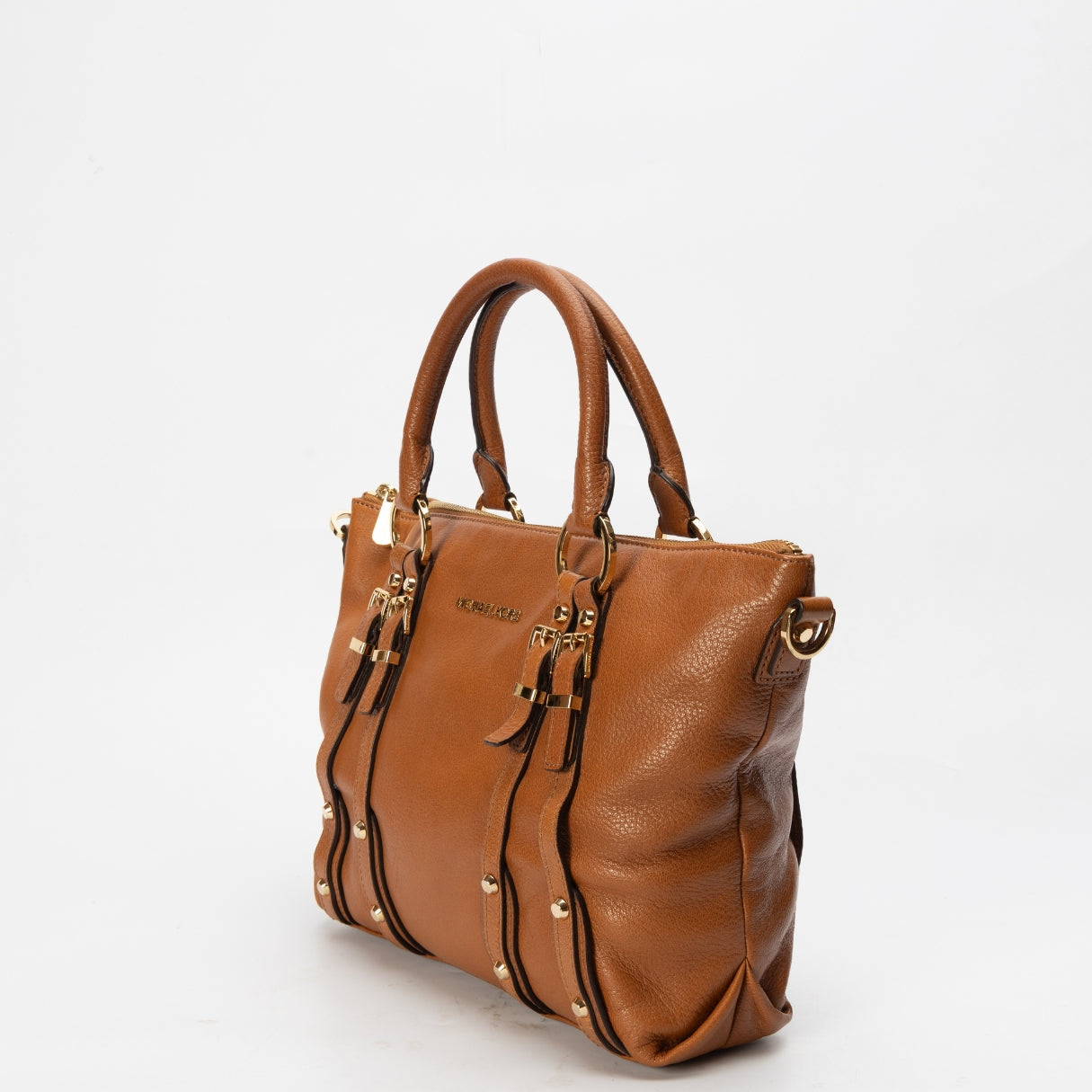 Michael Kors Brown Bedford Convertible Crossbody Bag