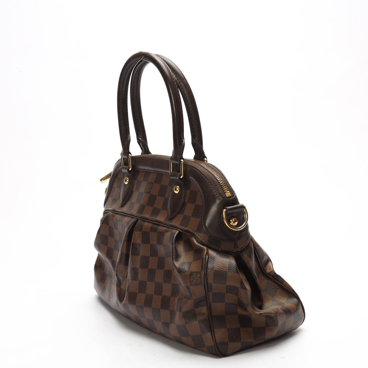 Louis Vuitton Trevi Damier Ebene Satchel Bag