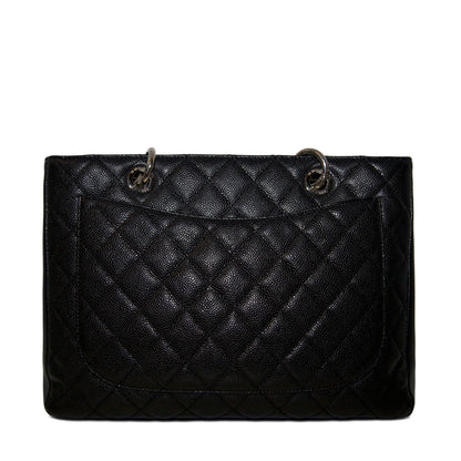 Grand Shopping Tote Black PHW