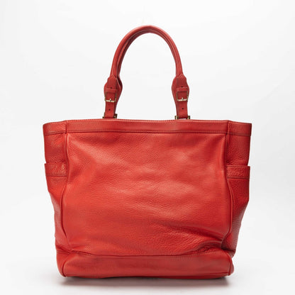 Tory Burch Red Shopper Tote