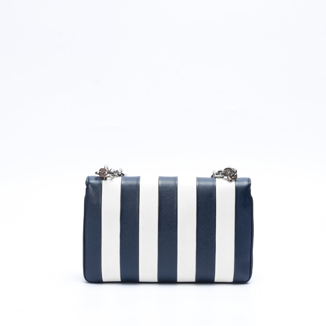 Prada Saffiano Lux Leather Baiadera Shoulder Bag