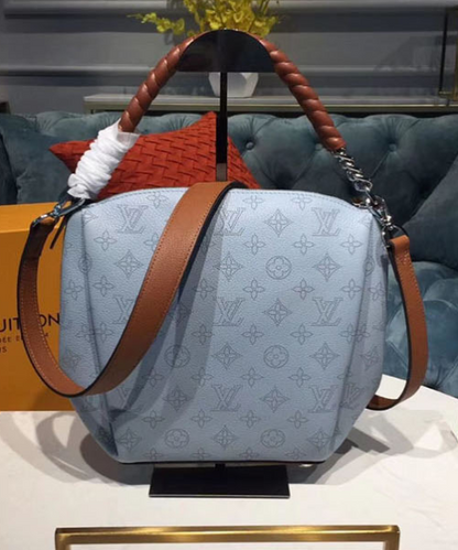 LV Babylone Chain BB Mahina Bleu Horizon Pumpkin