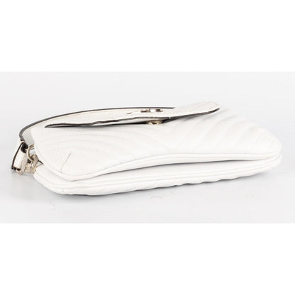 Guess White Quilted Shoulder Bag